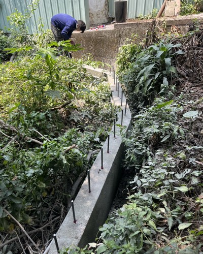 台中護岸植筋加高, 台中水溝蓋加高植筋工程, 台中植筋加高工程, 台中結構補強, 台中耐震補強, 台中水溝加高植筋工程